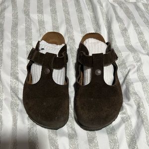 Papillio Mocha Clogs Size 35